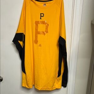 Pittsburgh Pirate Majestic Vibrant Yellow Apparel
